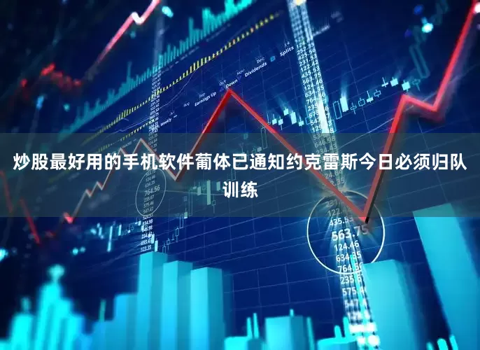 炒股最好用的手机软件葡体已通知约克雷斯今日必须归队训练